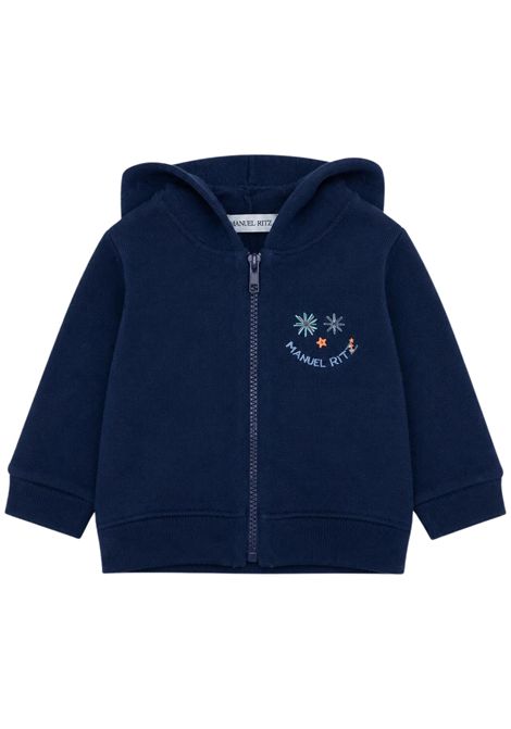 Cardigan neonato in misto viscosa Manuel Ritz | 4488BLU